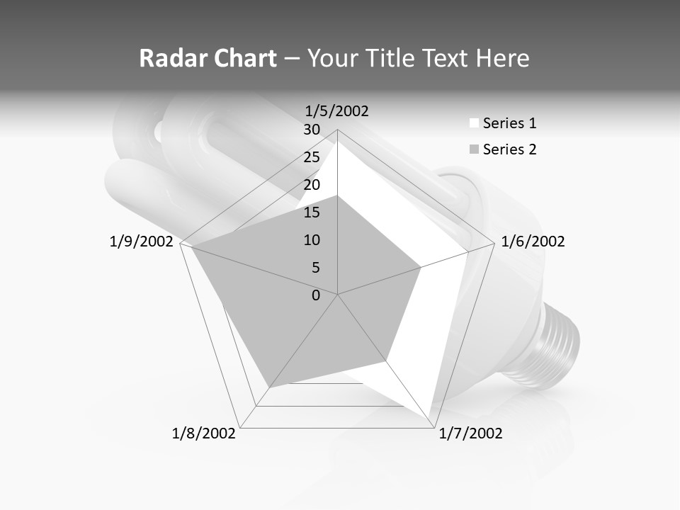 Compact Economy Bulb PowerPoint Template