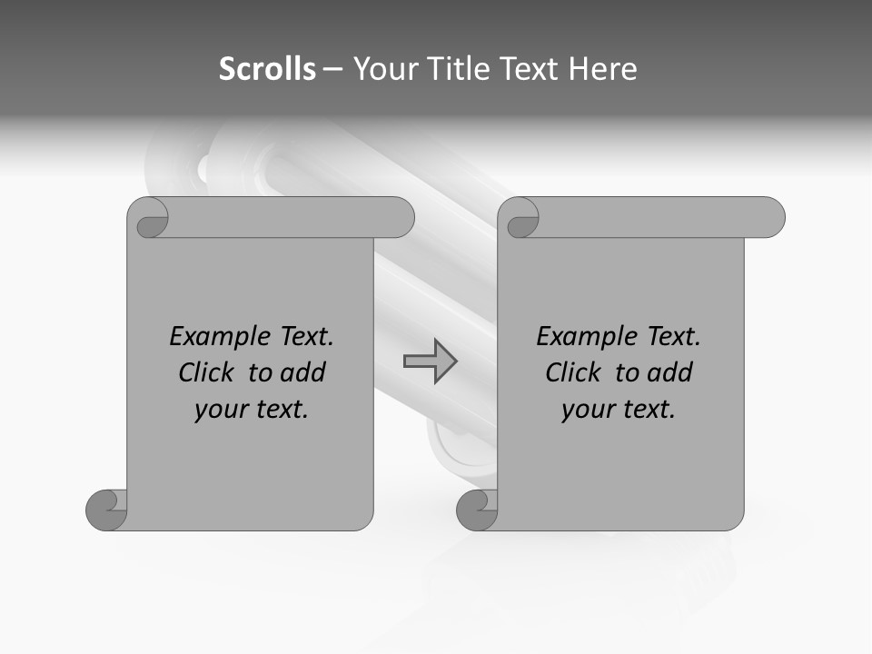 Compact Economy Bulb PowerPoint Template