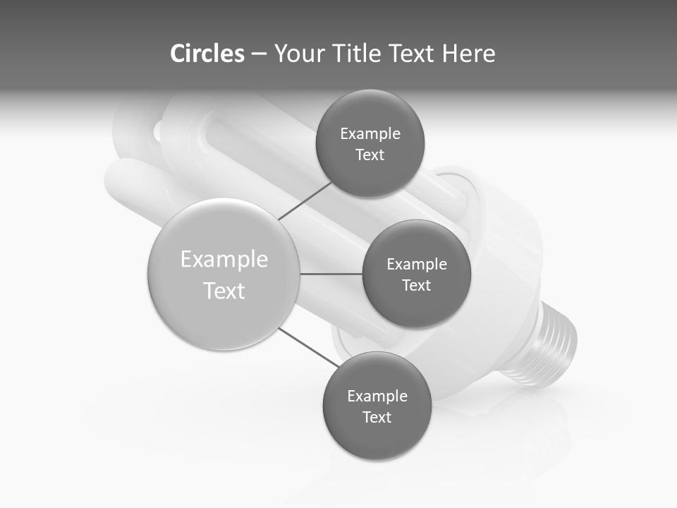 Compact Economy Bulb PowerPoint Template
