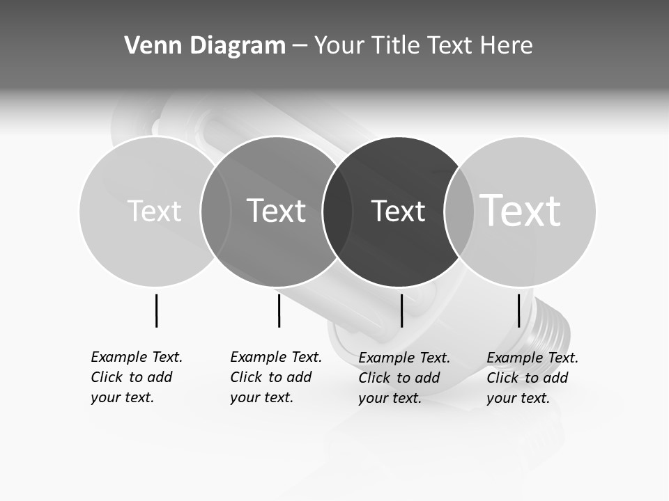 Compact Economy Bulb PowerPoint Template