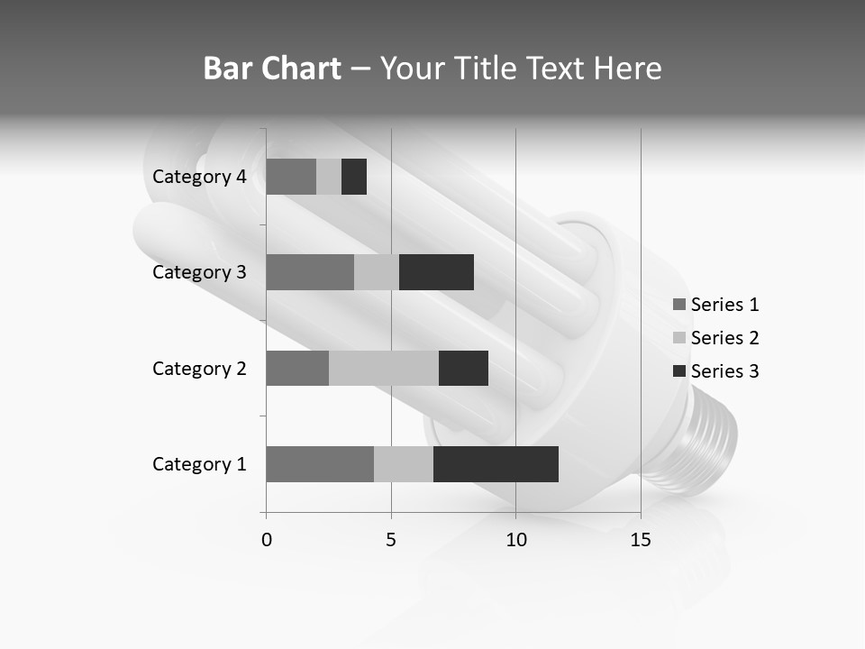 Compact Economy Bulb PowerPoint Template