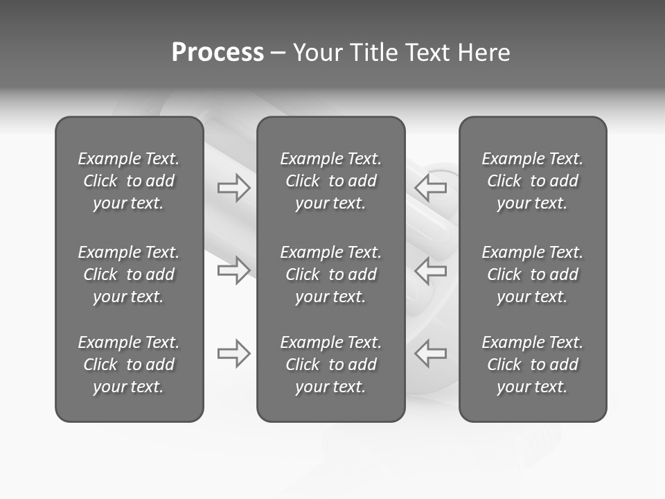 Compact Economy Bulb PowerPoint Template