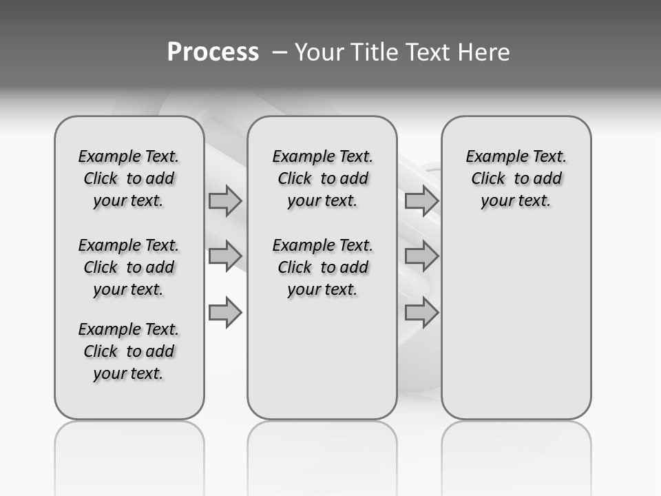 Compact Economy Bulb PowerPoint Template