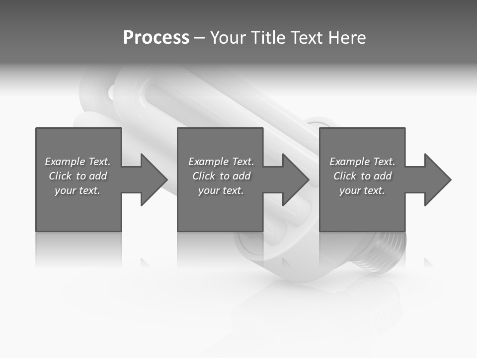 Compact Economy Bulb PowerPoint Template