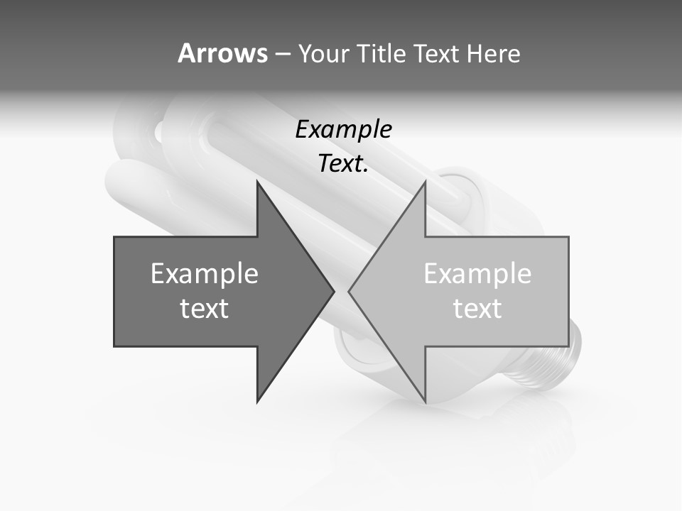 Compact Economy Bulb PowerPoint Template