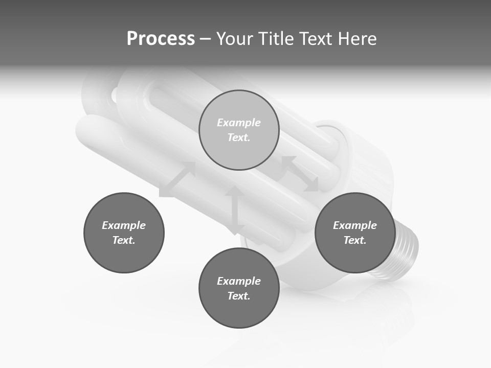 Compact Economy Bulb PowerPoint Template