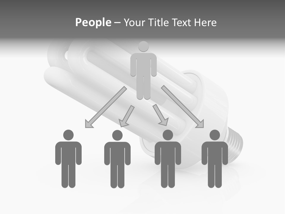 Compact Economy Bulb PowerPoint Template