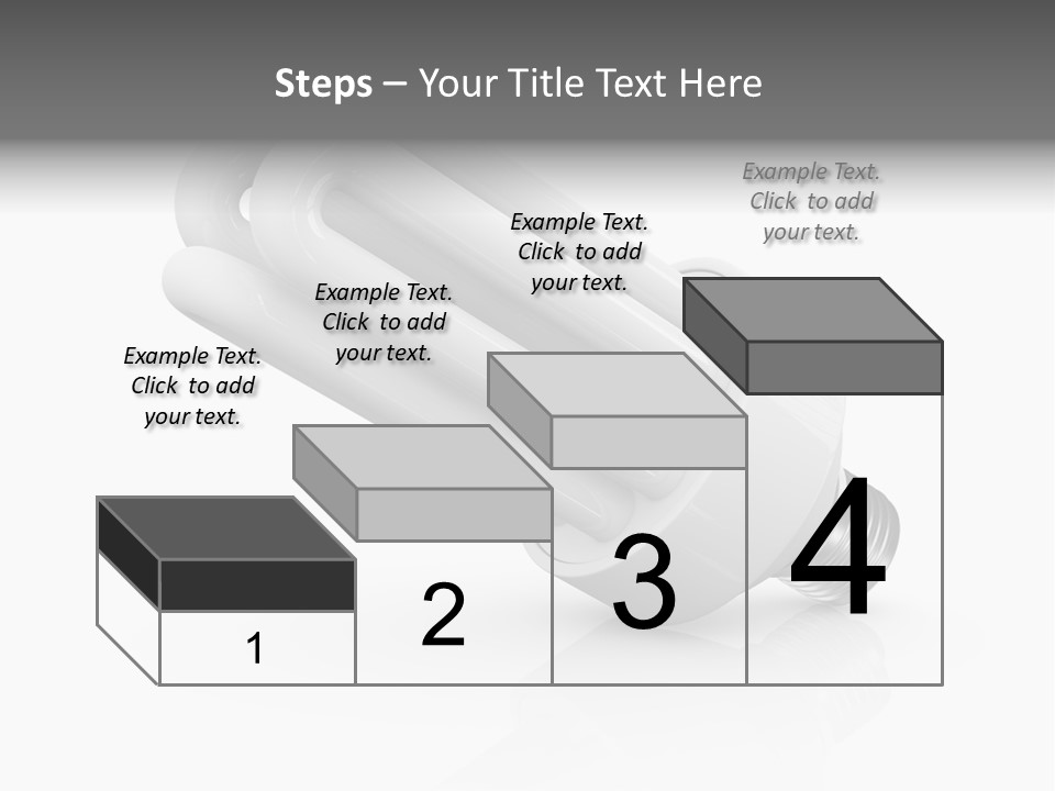 Compact Economy Bulb PowerPoint Template