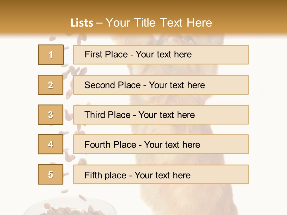 Health Feeding Snacks PowerPoint Template