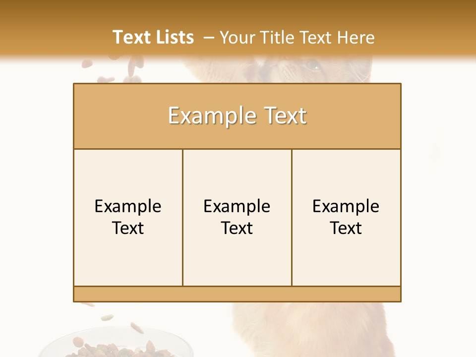 Health Feeding Snacks PowerPoint Template