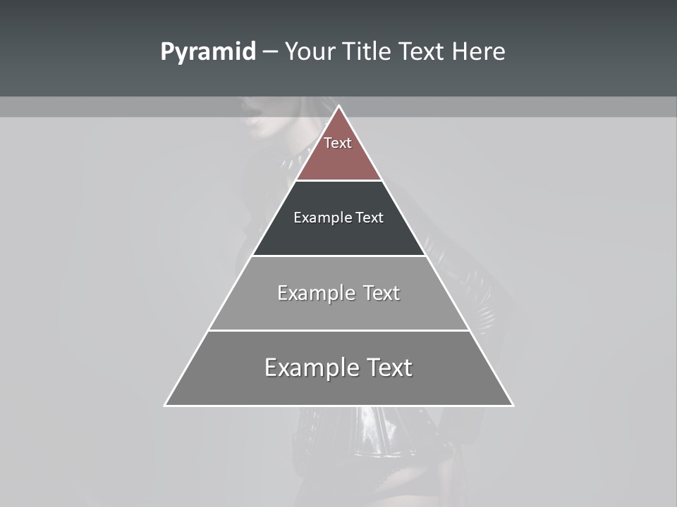 Blond Emotional Woman PowerPoint Template