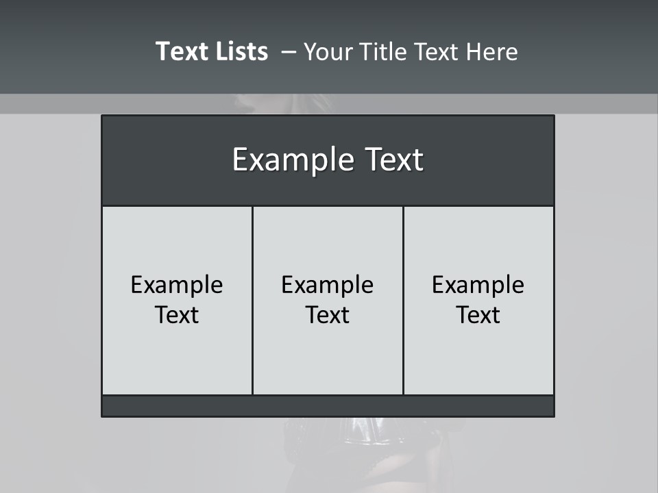 Blond Emotional Woman PowerPoint Template