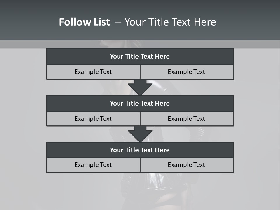 Blond Emotional Woman PowerPoint Template