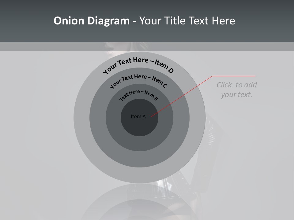 Blond Emotional Woman PowerPoint Template