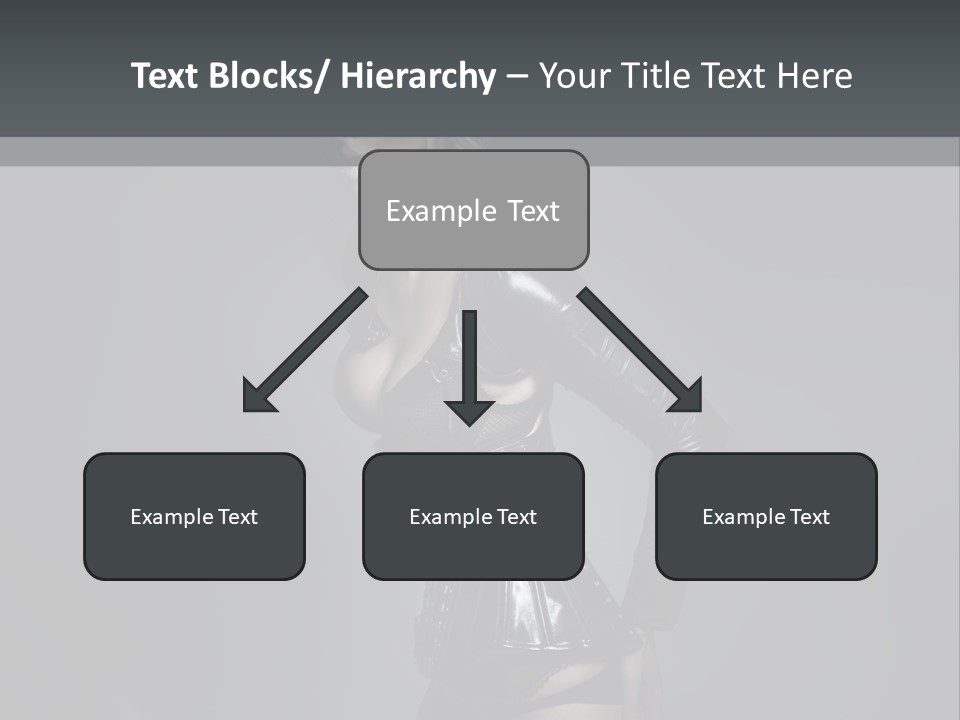 Blond Emotional Woman PowerPoint Template