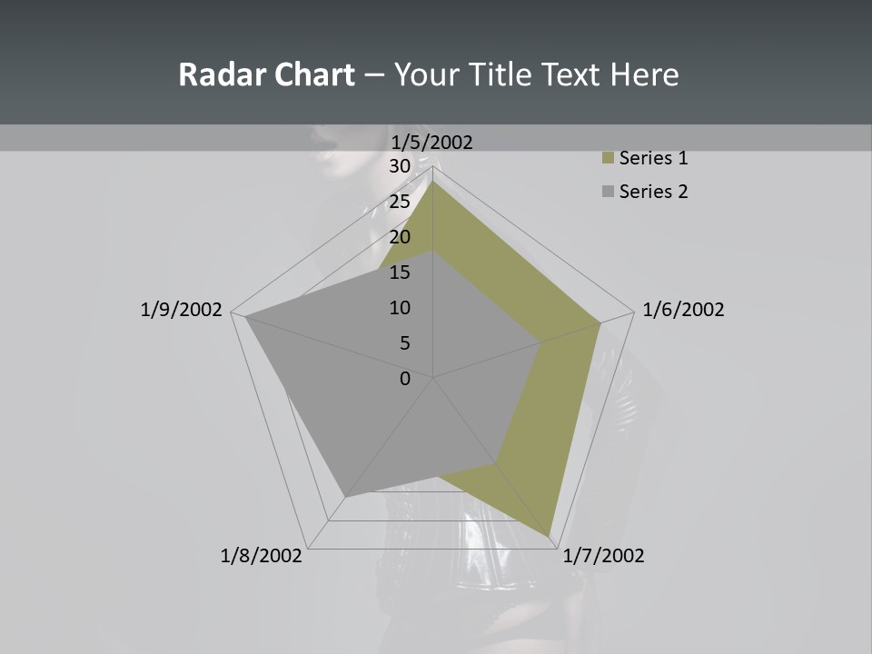 Blond Emotional Woman PowerPoint Template