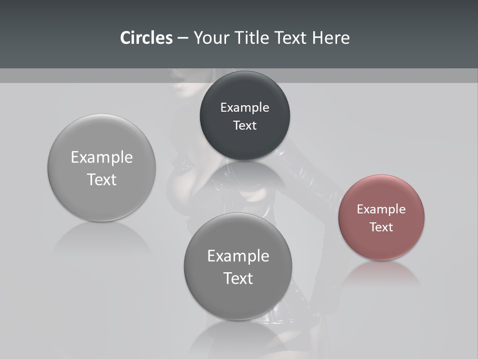 Blond Emotional Woman PowerPoint Template