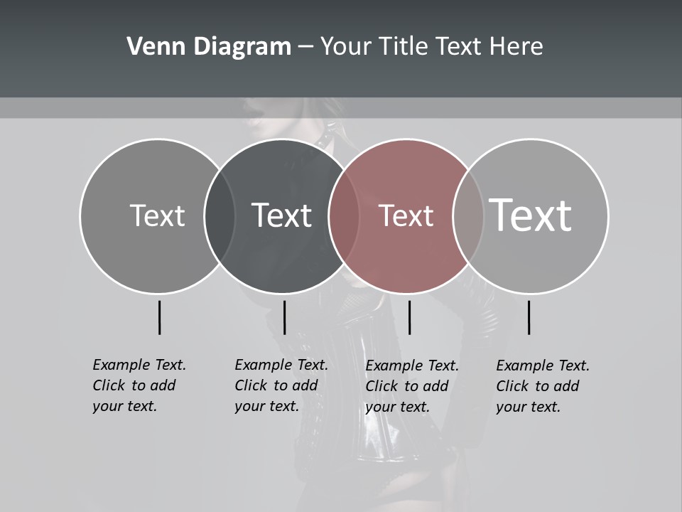 Blond Emotional Woman PowerPoint Template