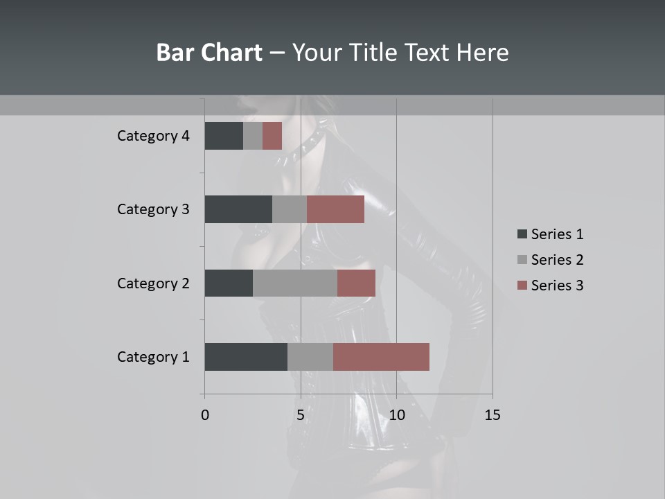 Blond Emotional Woman PowerPoint Template