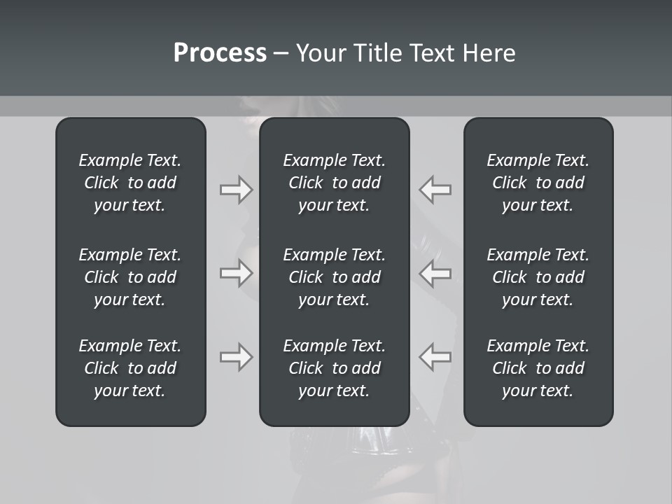 Blond Emotional Woman PowerPoint Template