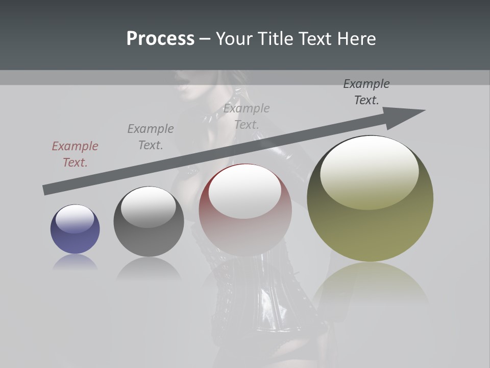 Blond Emotional Woman PowerPoint Template