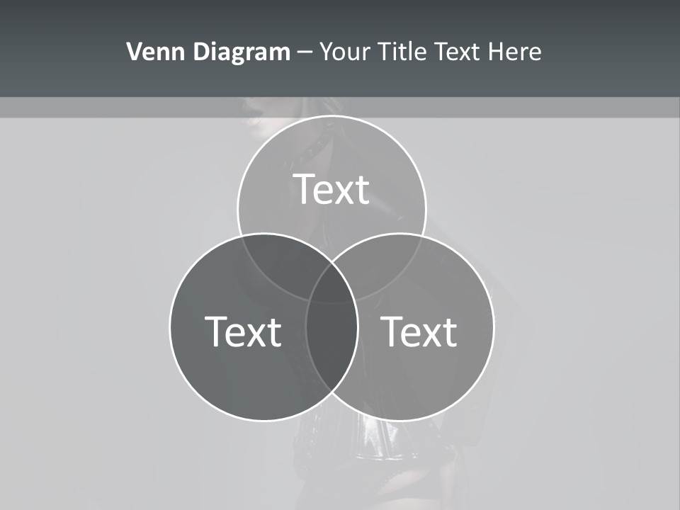 Blond Emotional Woman PowerPoint Template