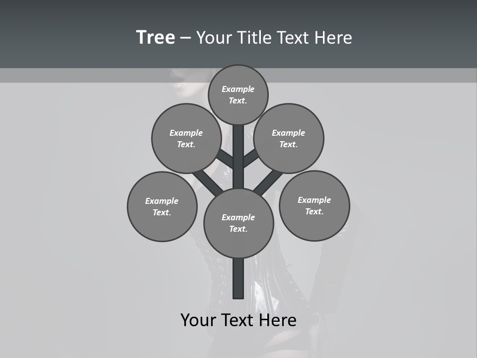 Blond Emotional Woman PowerPoint Template