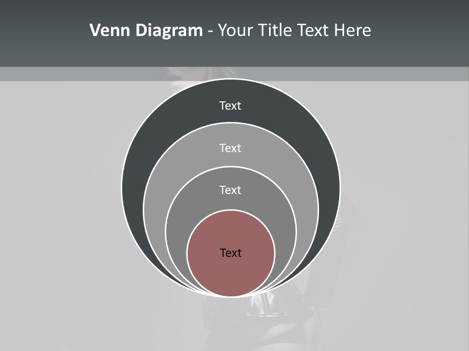 Blond Emotional Woman PowerPoint Template