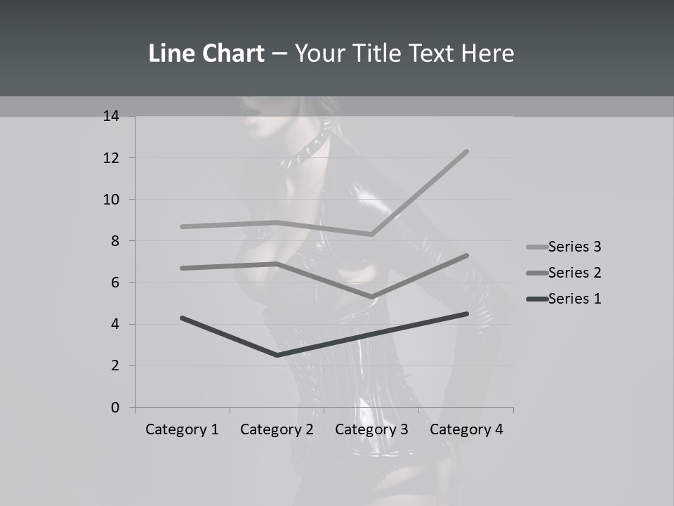 Blond Emotional Woman PowerPoint Template
