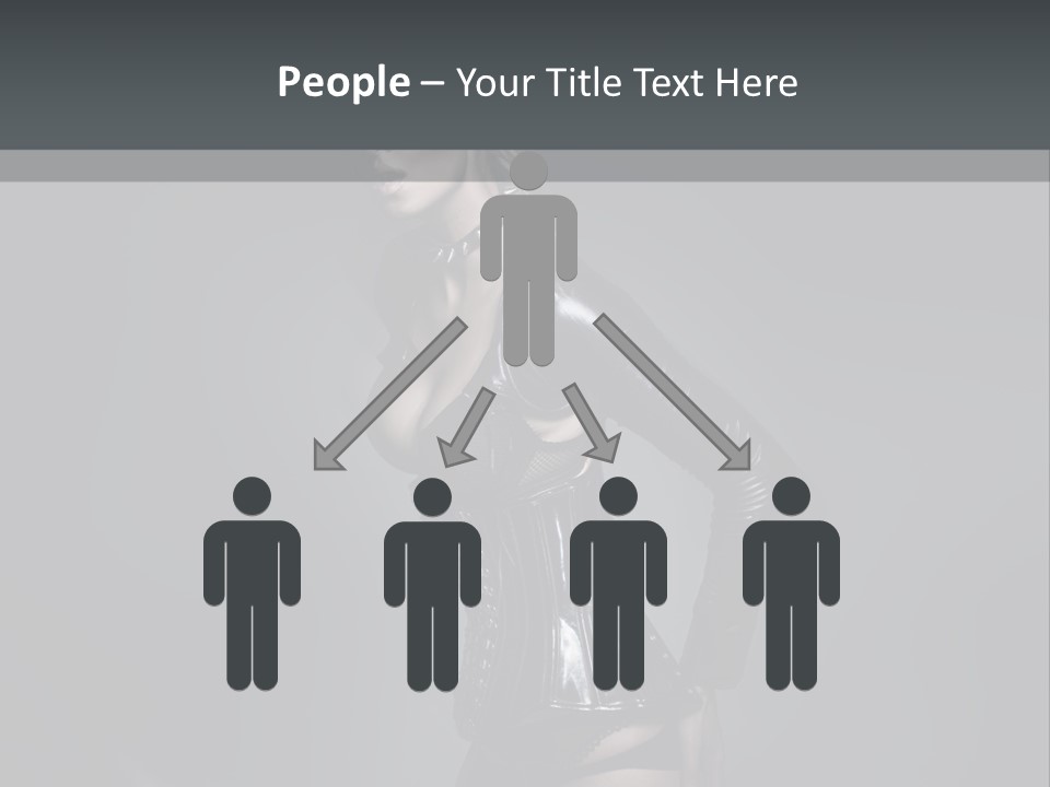 Blond Emotional Woman PowerPoint Template