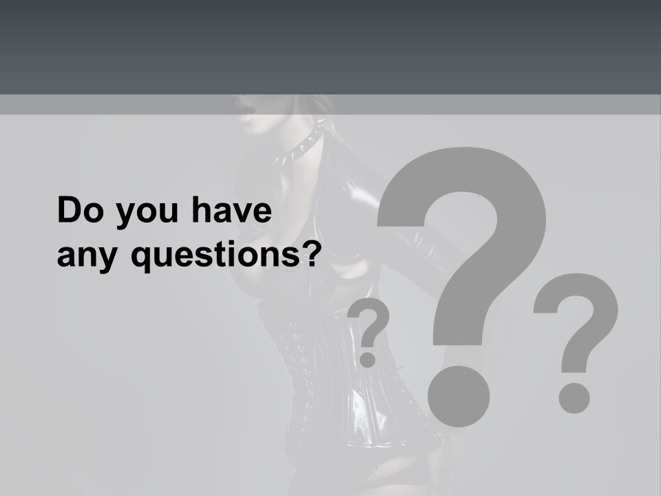 Blond Emotional Woman PowerPoint Template