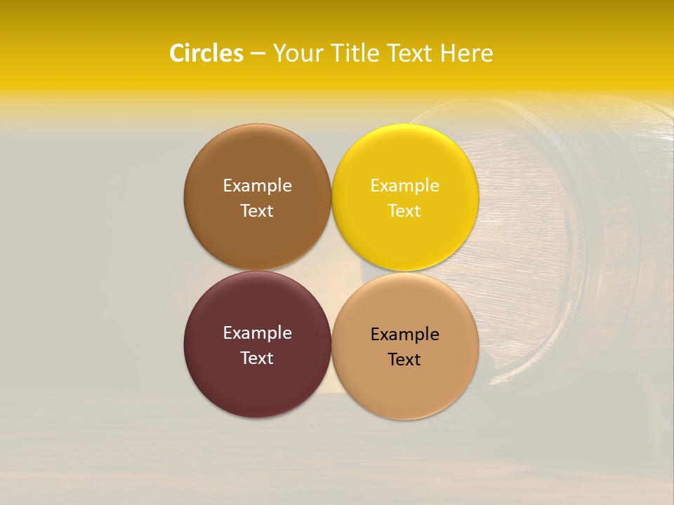 Wood Old Alcohol PowerPoint Template