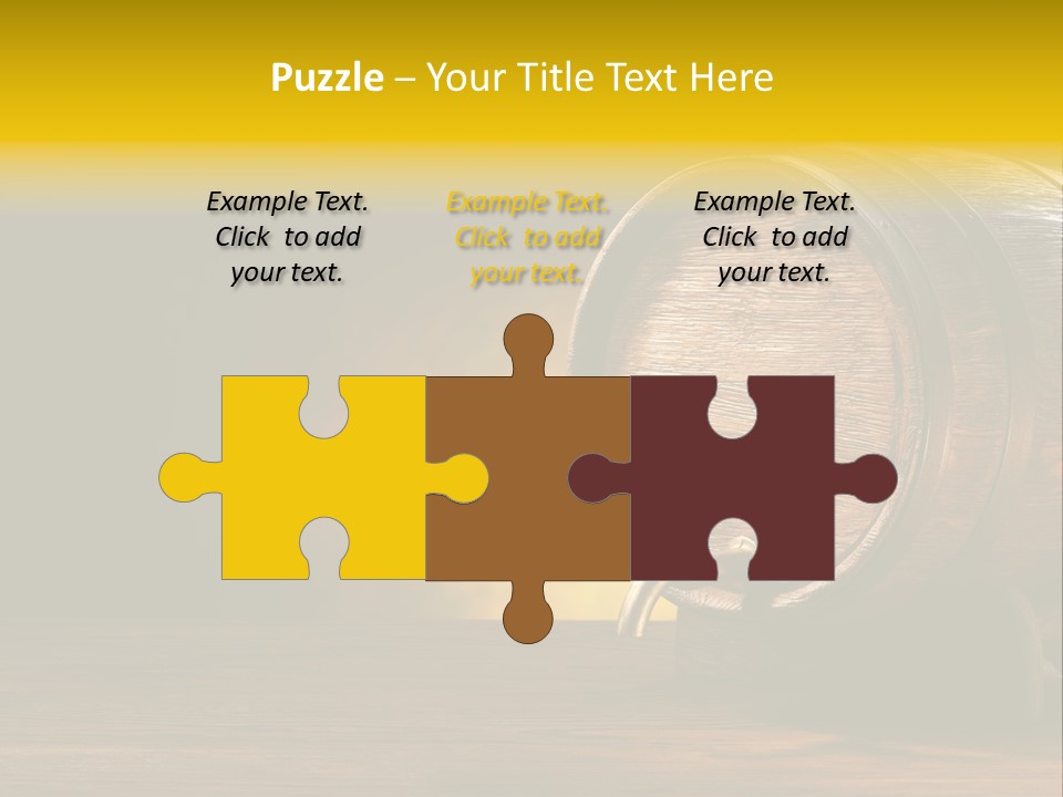 Wood Old Alcohol PowerPoint Template