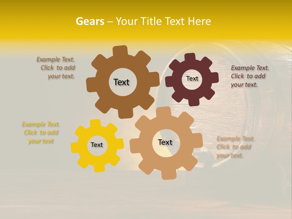 Wood Old Alcohol PowerPoint Template