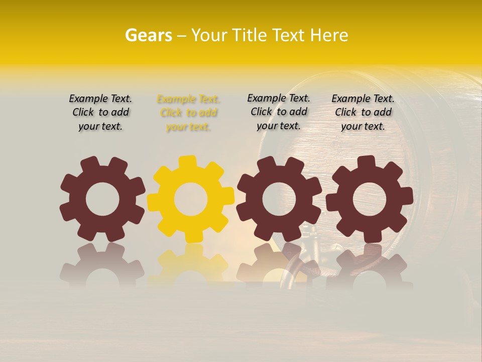 Wood Old Alcohol PowerPoint Template