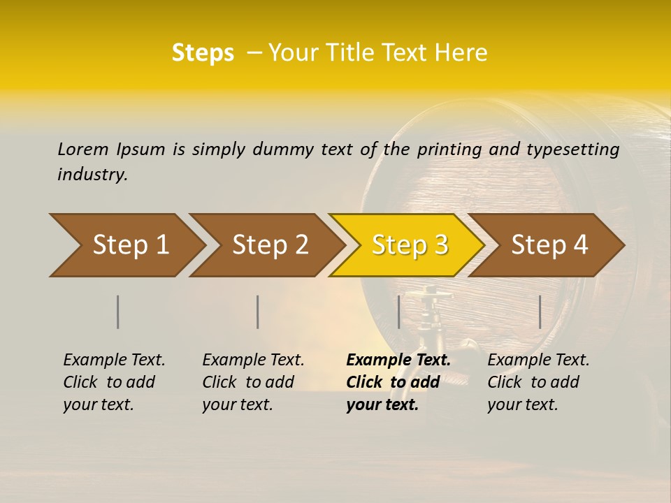 Wood Old Alcohol PowerPoint Template