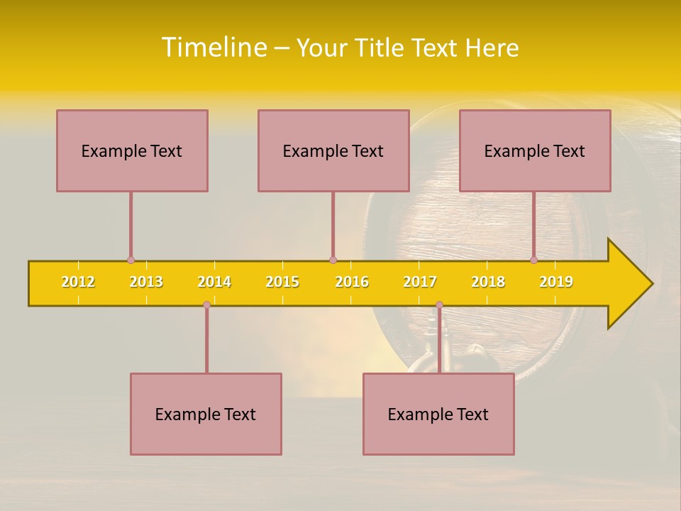 Wood Old Alcohol PowerPoint Template