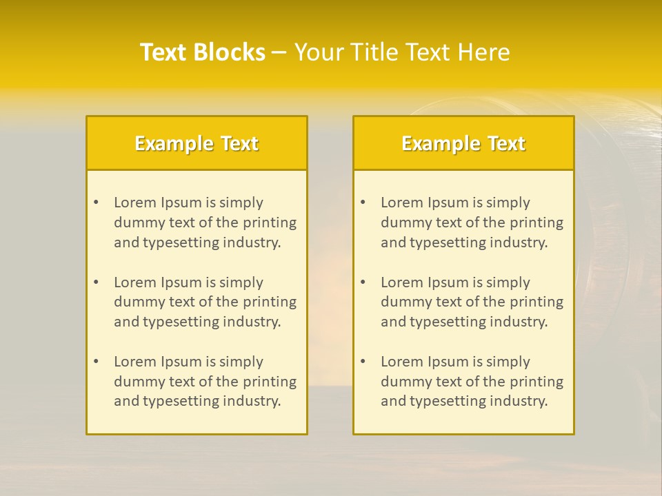 Wood Old Alcohol PowerPoint Template