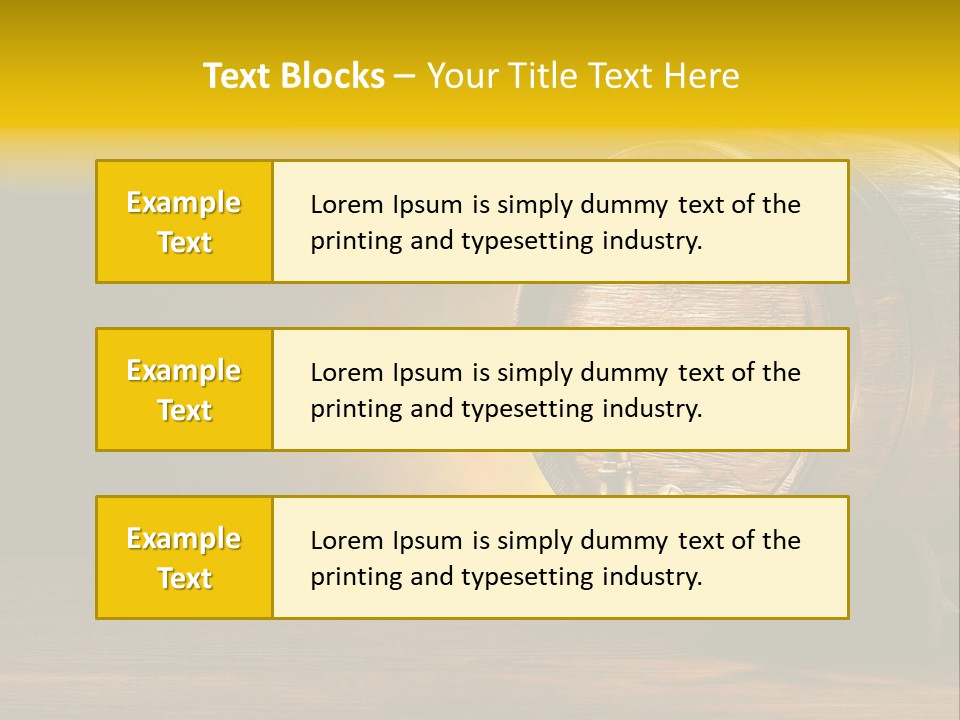 Wood Old Alcohol PowerPoint Template