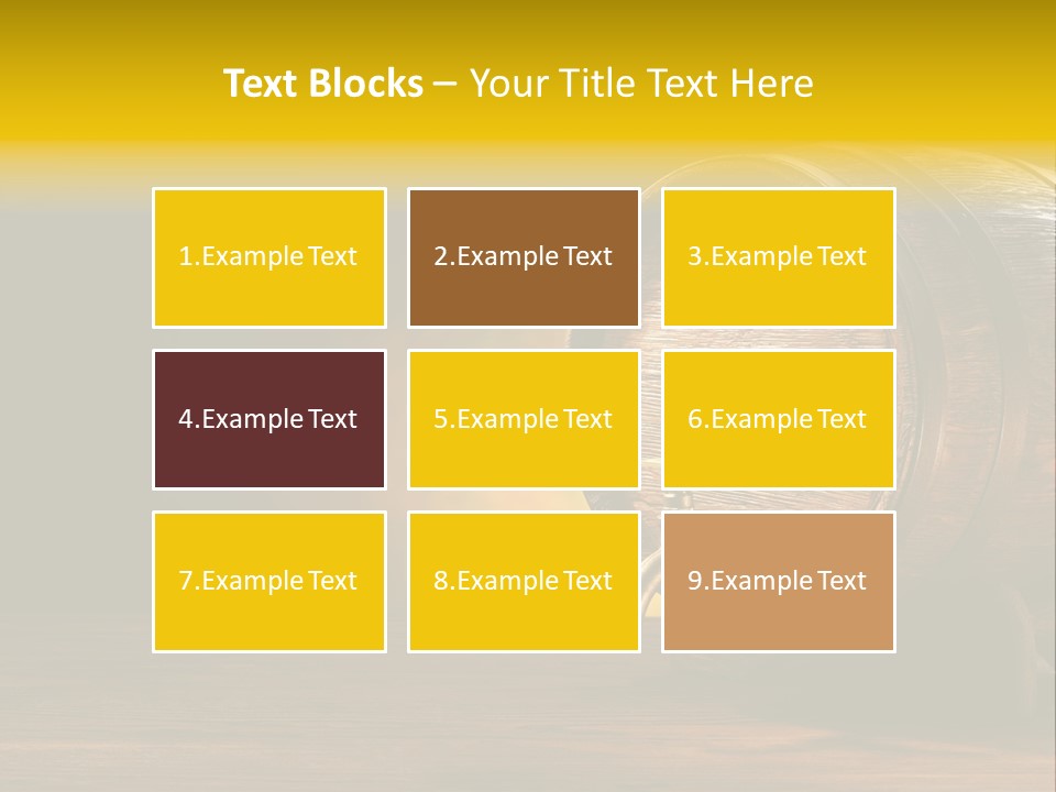 Wood Old Alcohol PowerPoint Template