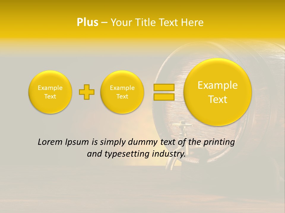 Wood Old Alcohol PowerPoint Template