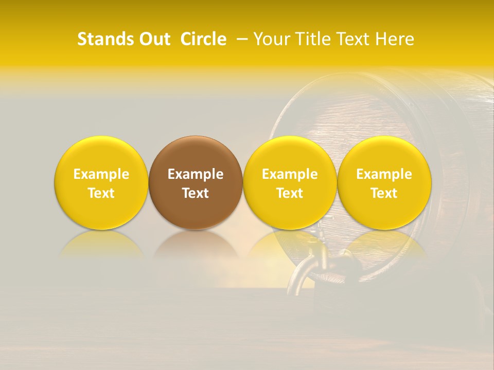 Wood Old Alcohol PowerPoint Template