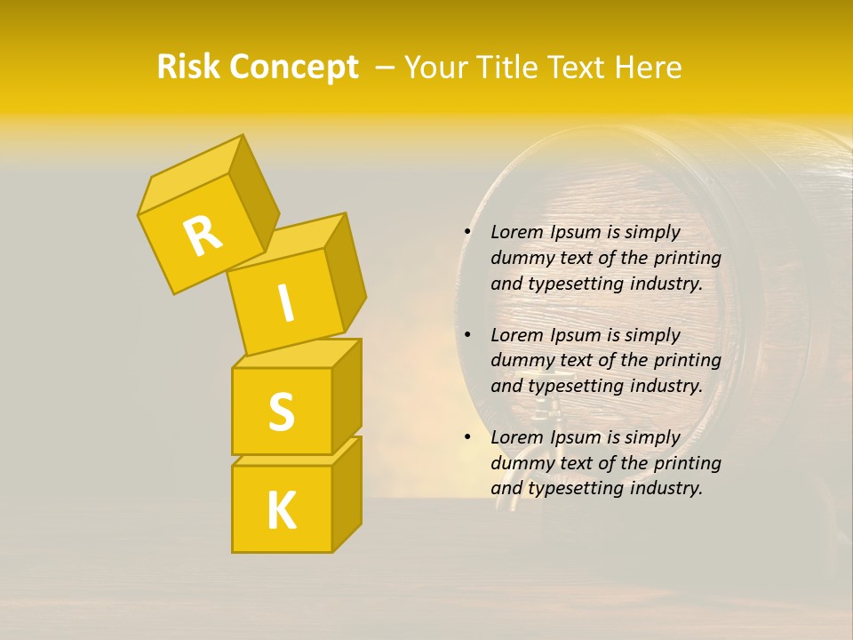 Wood Old Alcohol PowerPoint Template