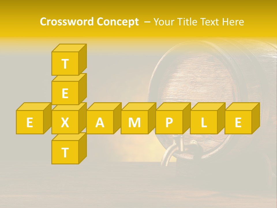 Wood Old Alcohol PowerPoint Template