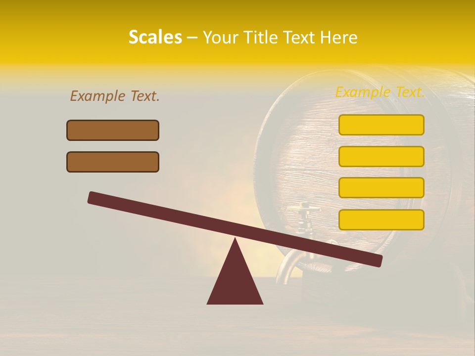 Wood Old Alcohol PowerPoint Template