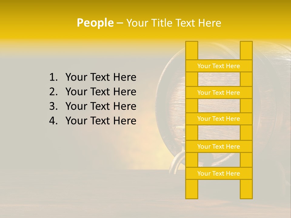 Wood Old Alcohol PowerPoint Template