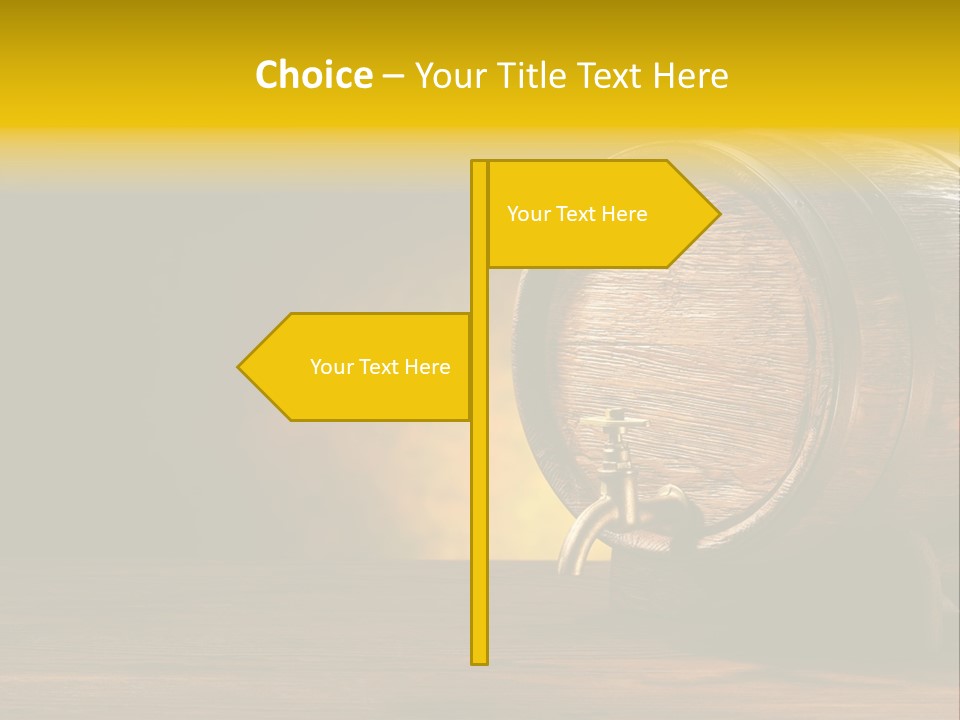 Wood Old Alcohol PowerPoint Template