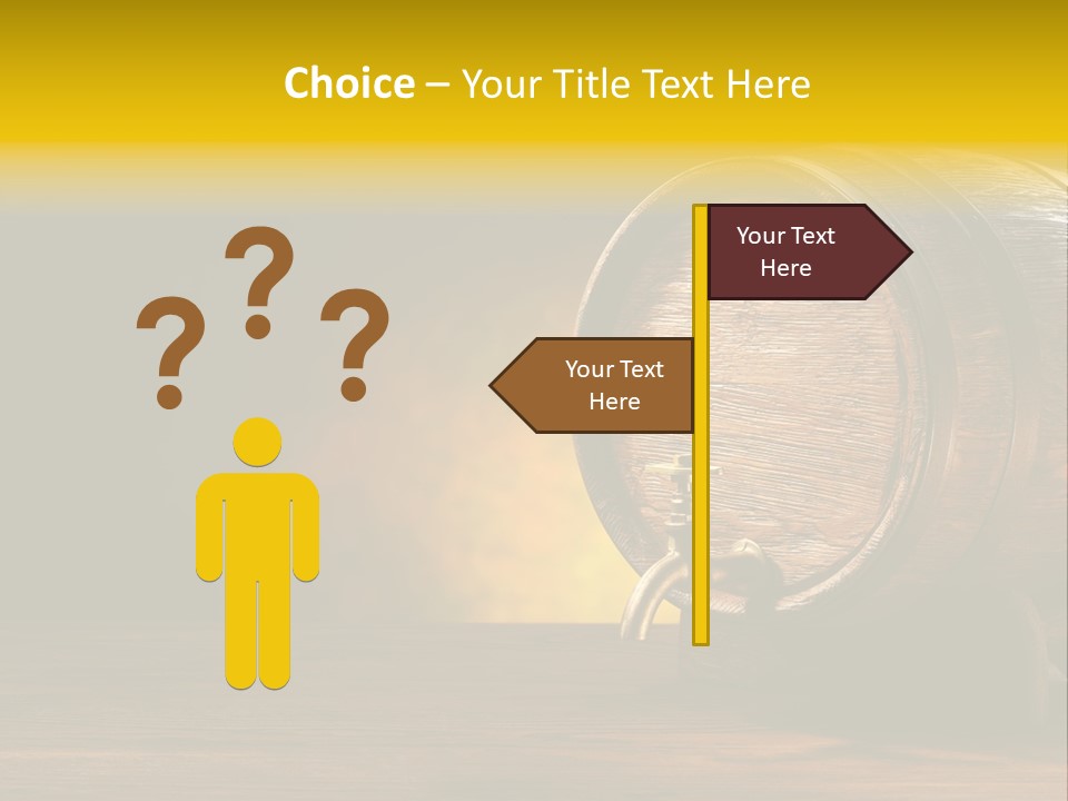 Wood Old Alcohol PowerPoint Template