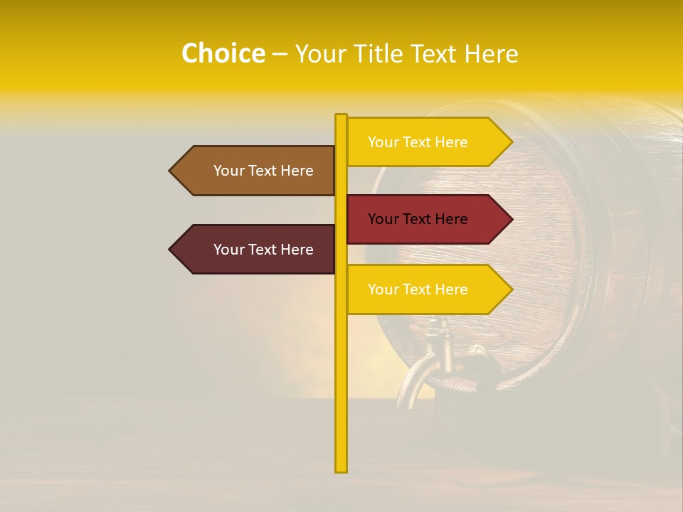 Wood Old Alcohol PowerPoint Template