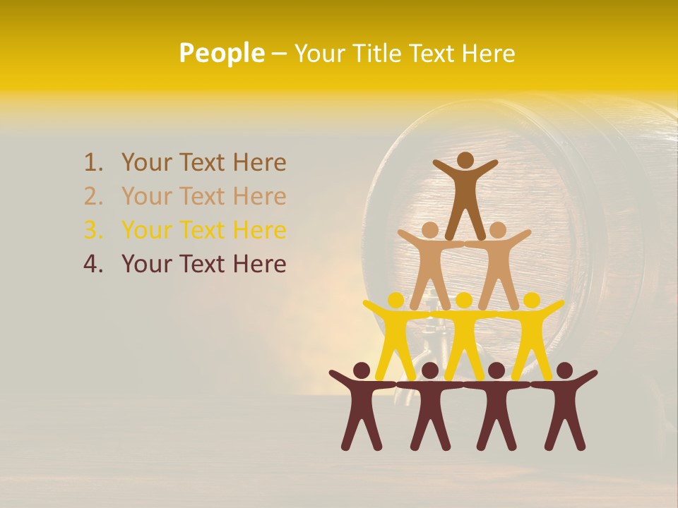 Wood Old Alcohol PowerPoint Template